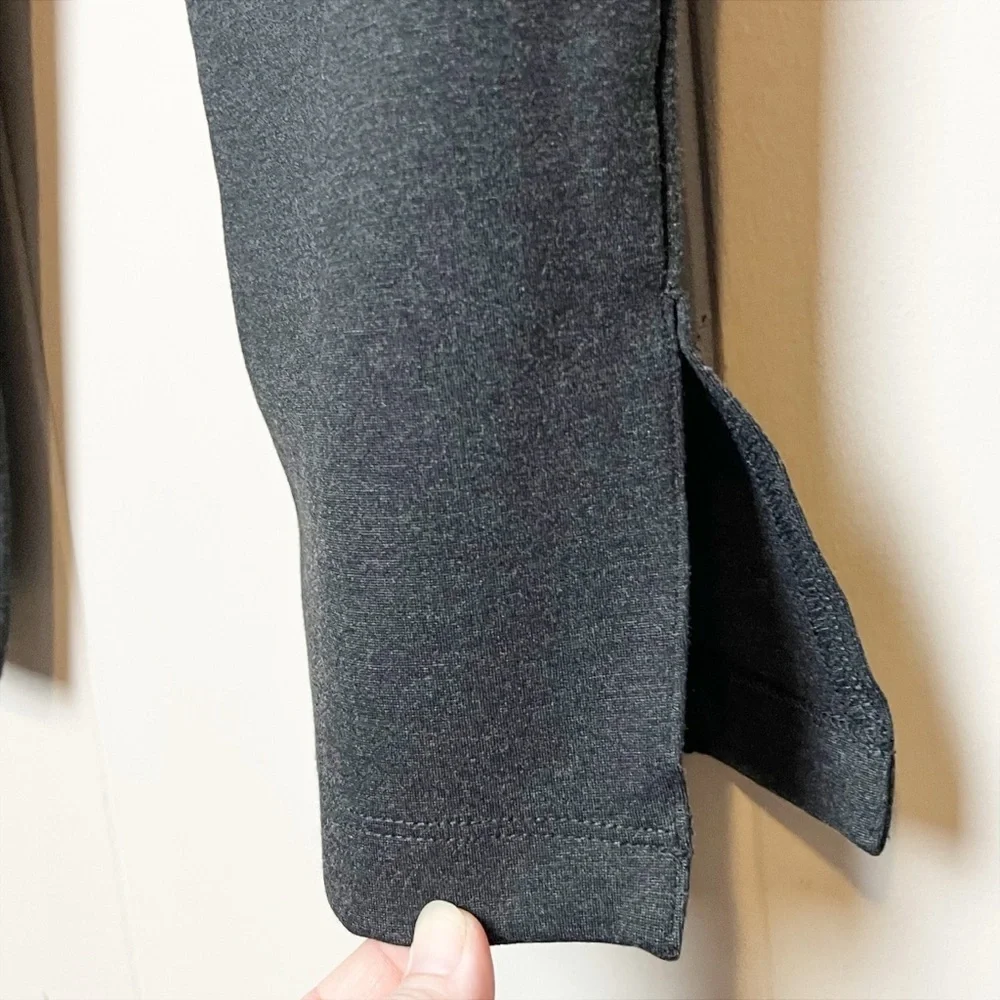 Universal Standard NWT‎ Smart Signature Ponte Pants XS charcoal gray side slit